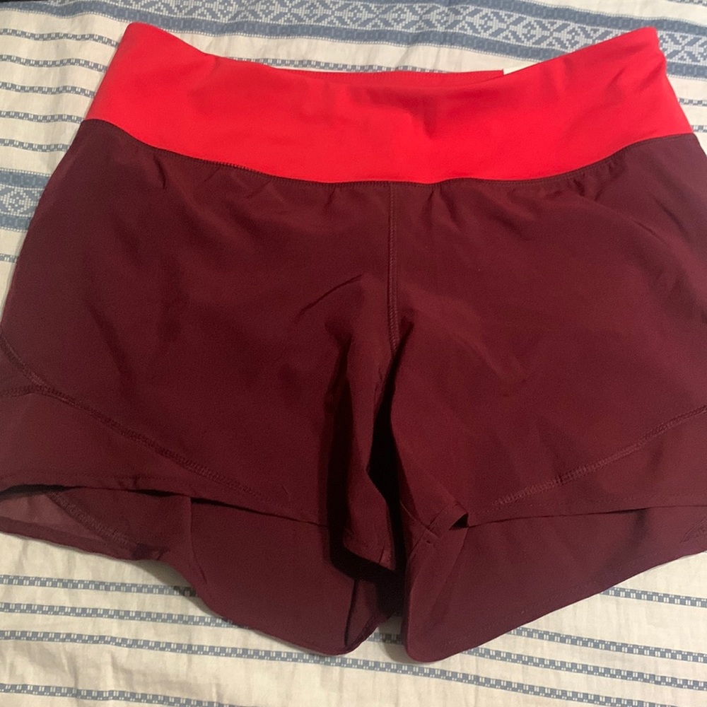 Old Navy Women's Active Shorts - Red and Burgundy